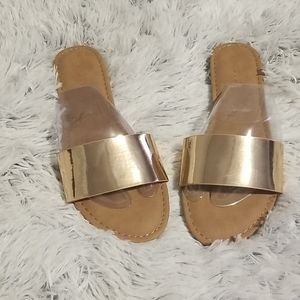 Brand New Rose Gold Sandals